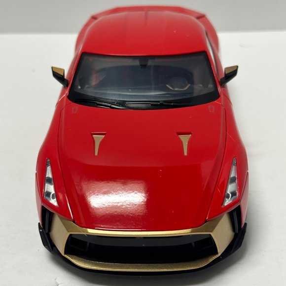 1:18 Scale Nissan GTR50 Spray Metal Sports Car Alloy Model Car Diecast Red - Picture 2 of 10